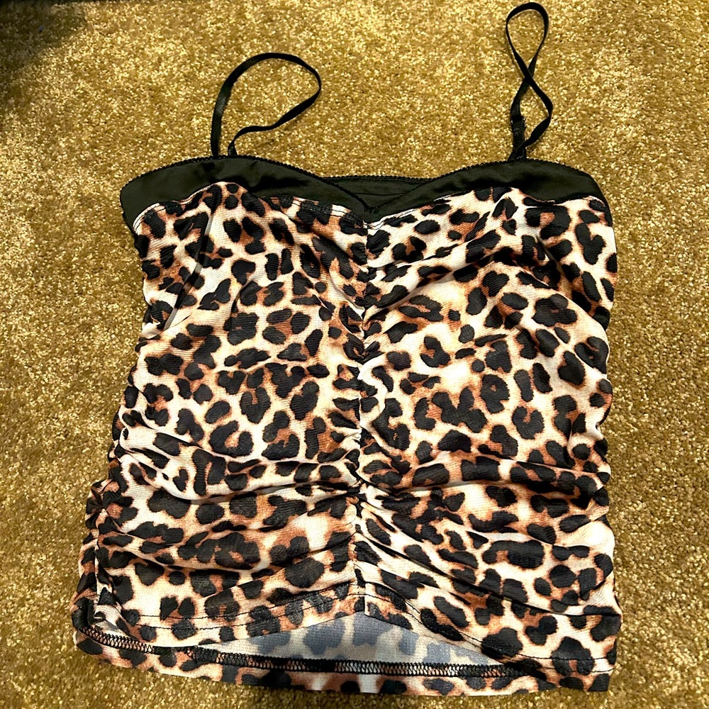Leopard Print Tank Top
